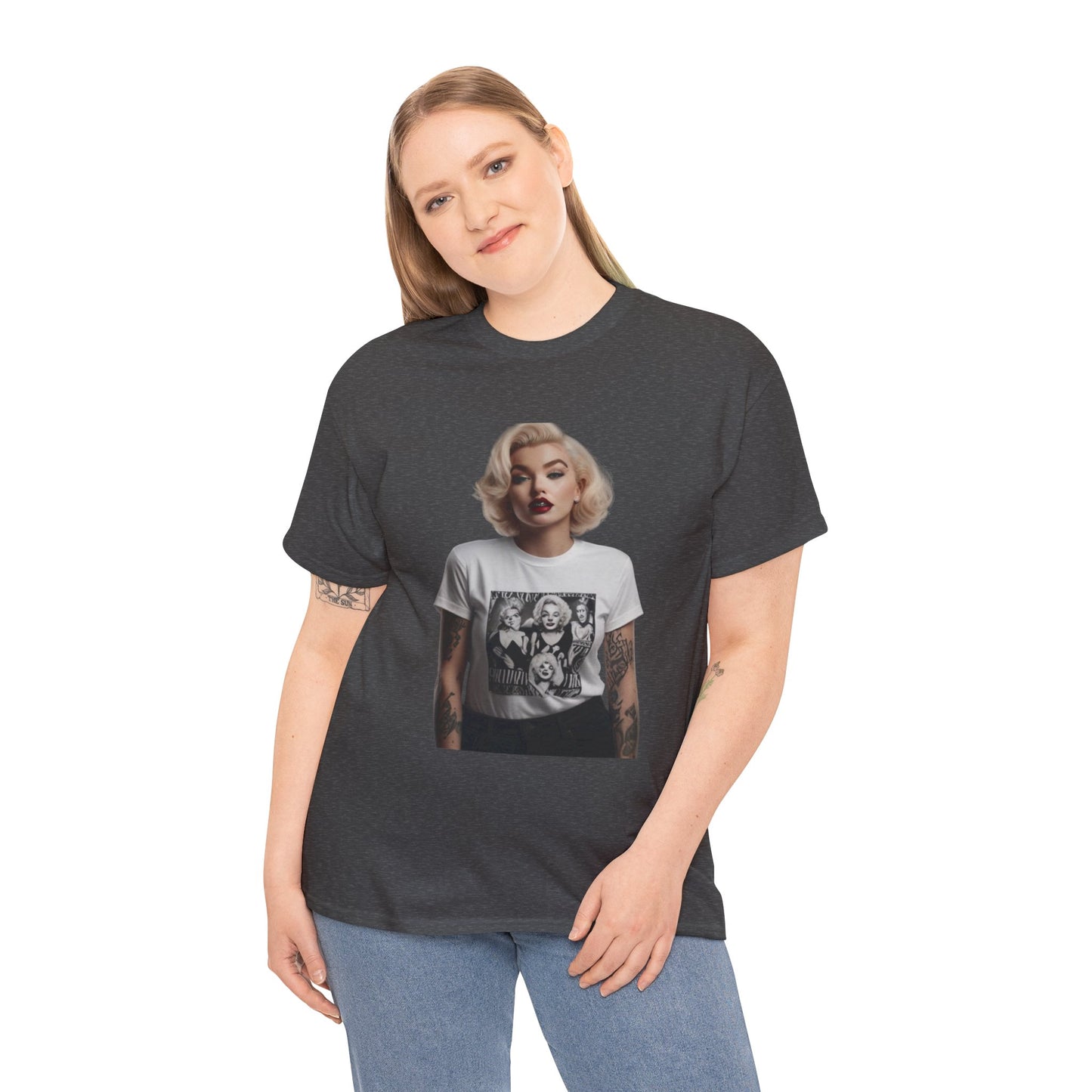 Marilyn Monroe Unisex Heavy Cotton Tee