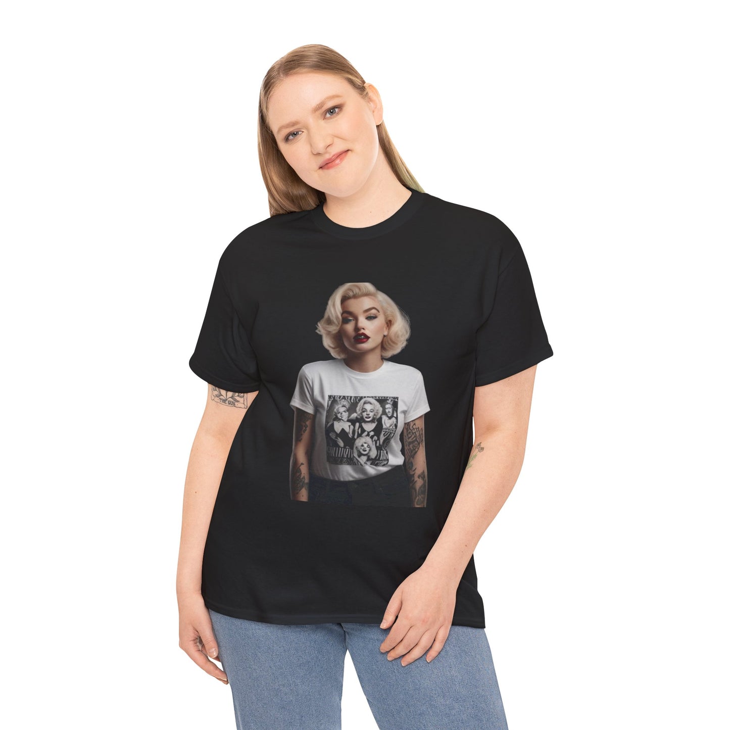 Marilyn Monroe Unisex Heavy Cotton Tee