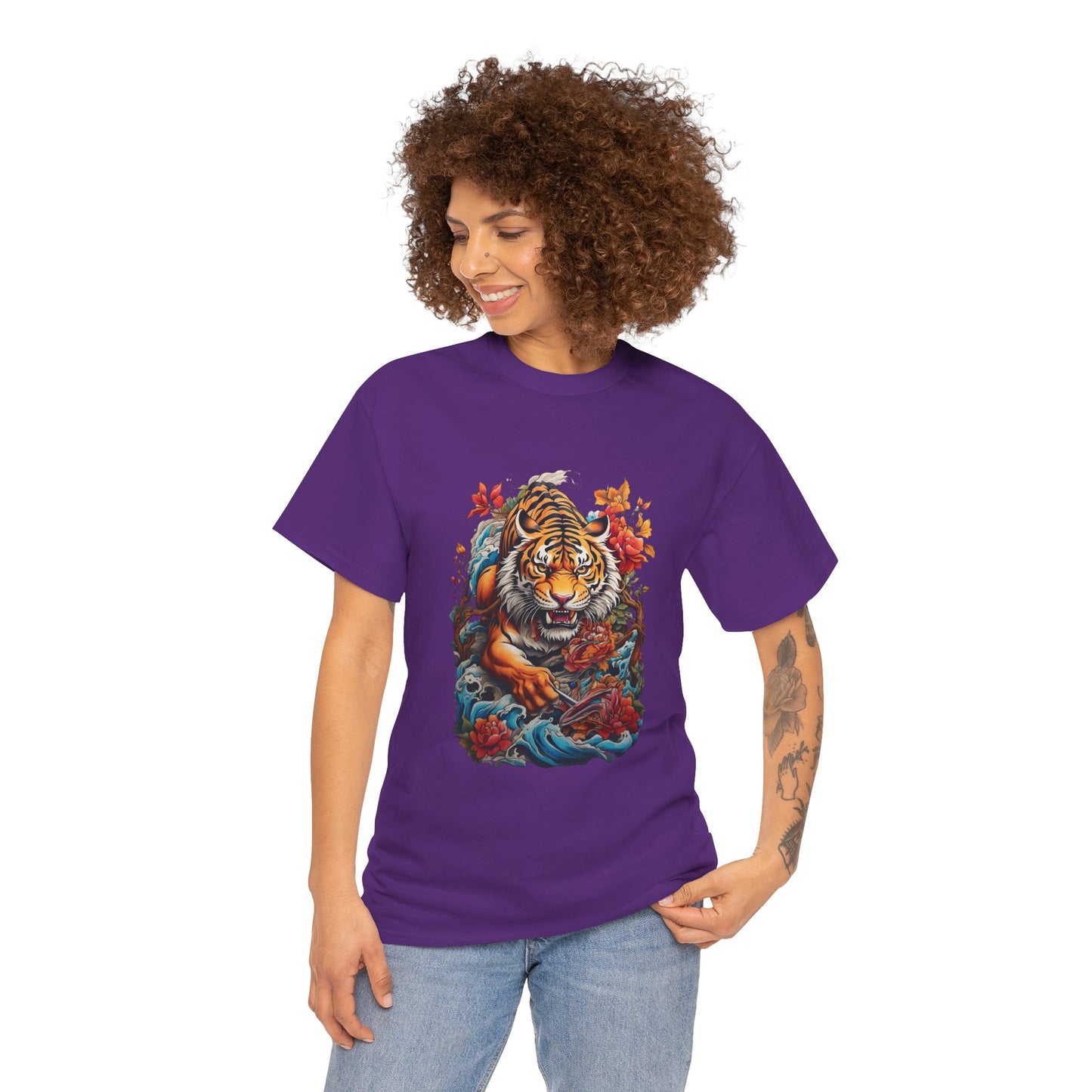 EYE OF THE TIGER Unisex Heavy Cotton Tee
