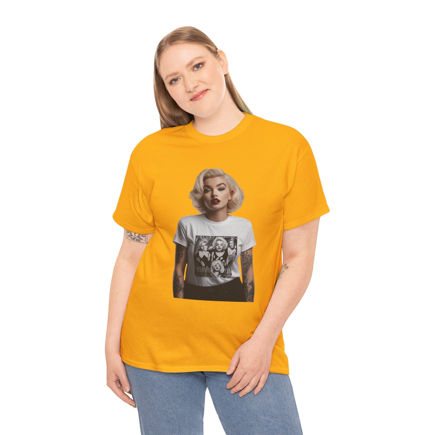 Marilyn Monroe Unisex Heavy Cotton Tee