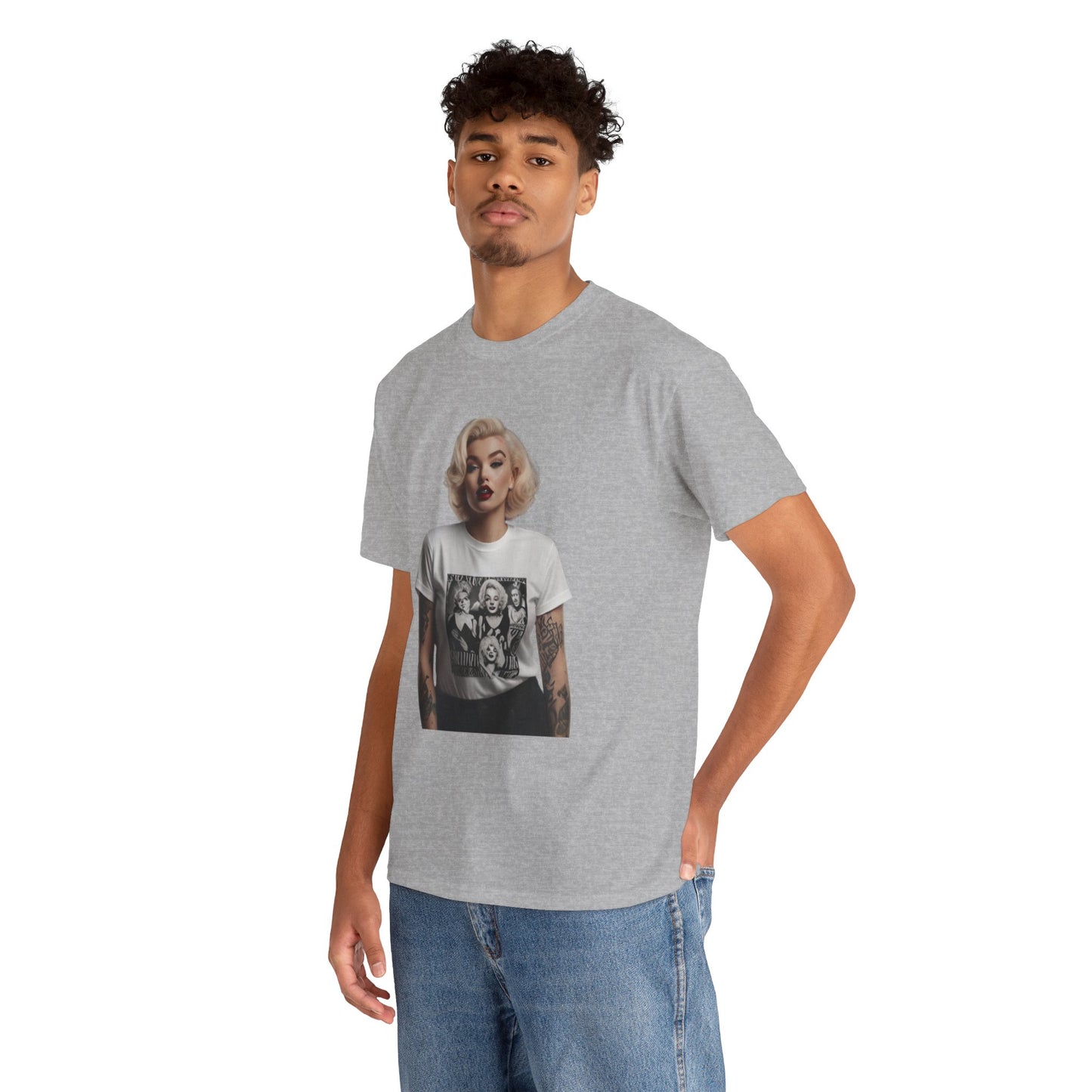 Marilyn Monroe Unisex Heavy Cotton Tee