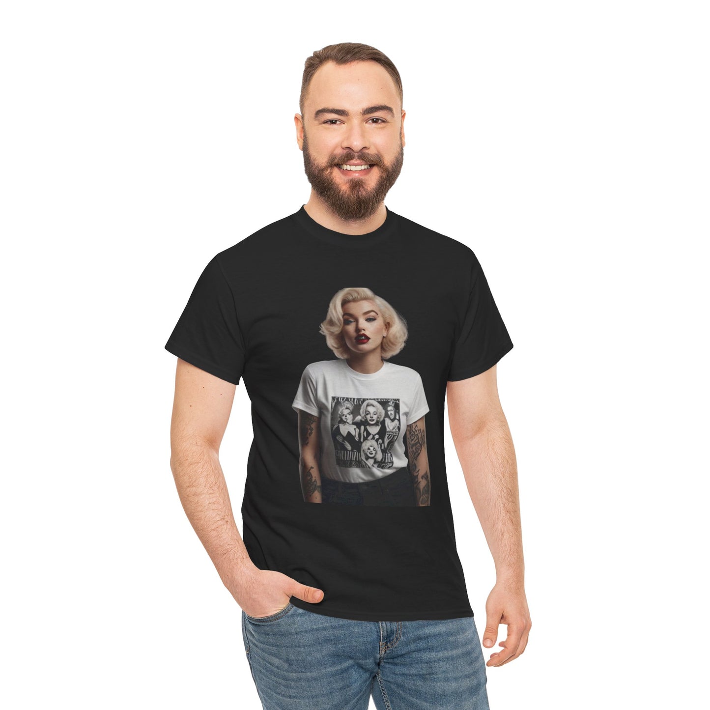 Marilyn Monroe Unisex Heavy Cotton Tee