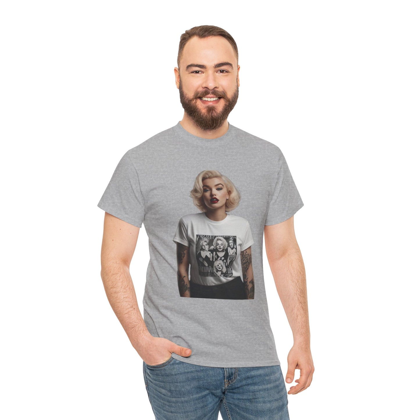 Marilyn Monroe Unisex Heavy Cotton Tee