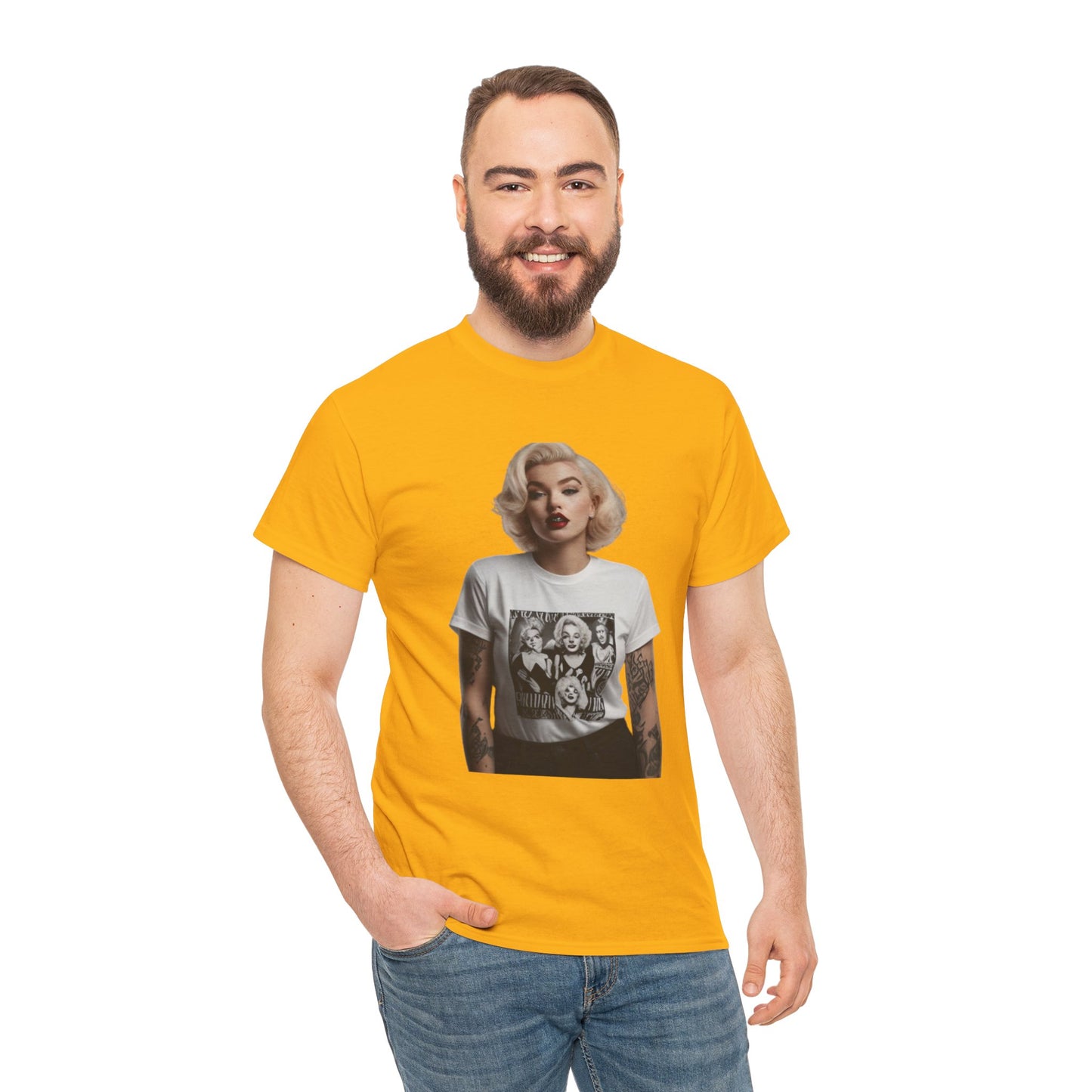 Marilyn Monroe Unisex Heavy Cotton Tee