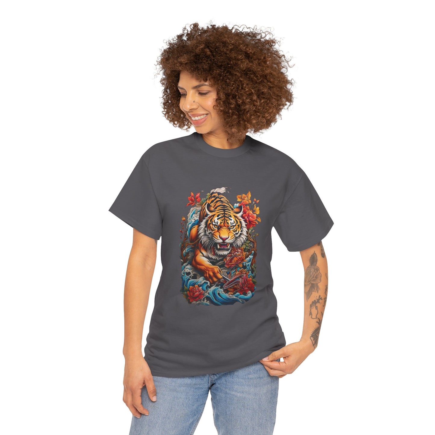 EYE OF THE TIGER Unisex Heavy Cotton Tee