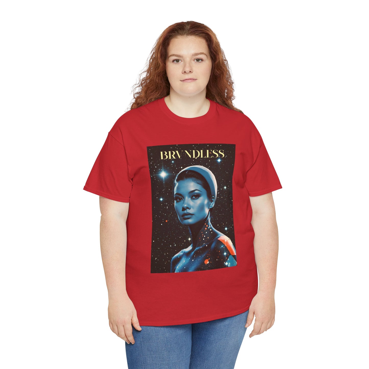 Classy Space Girl Unisex Heavy Cotton Tee