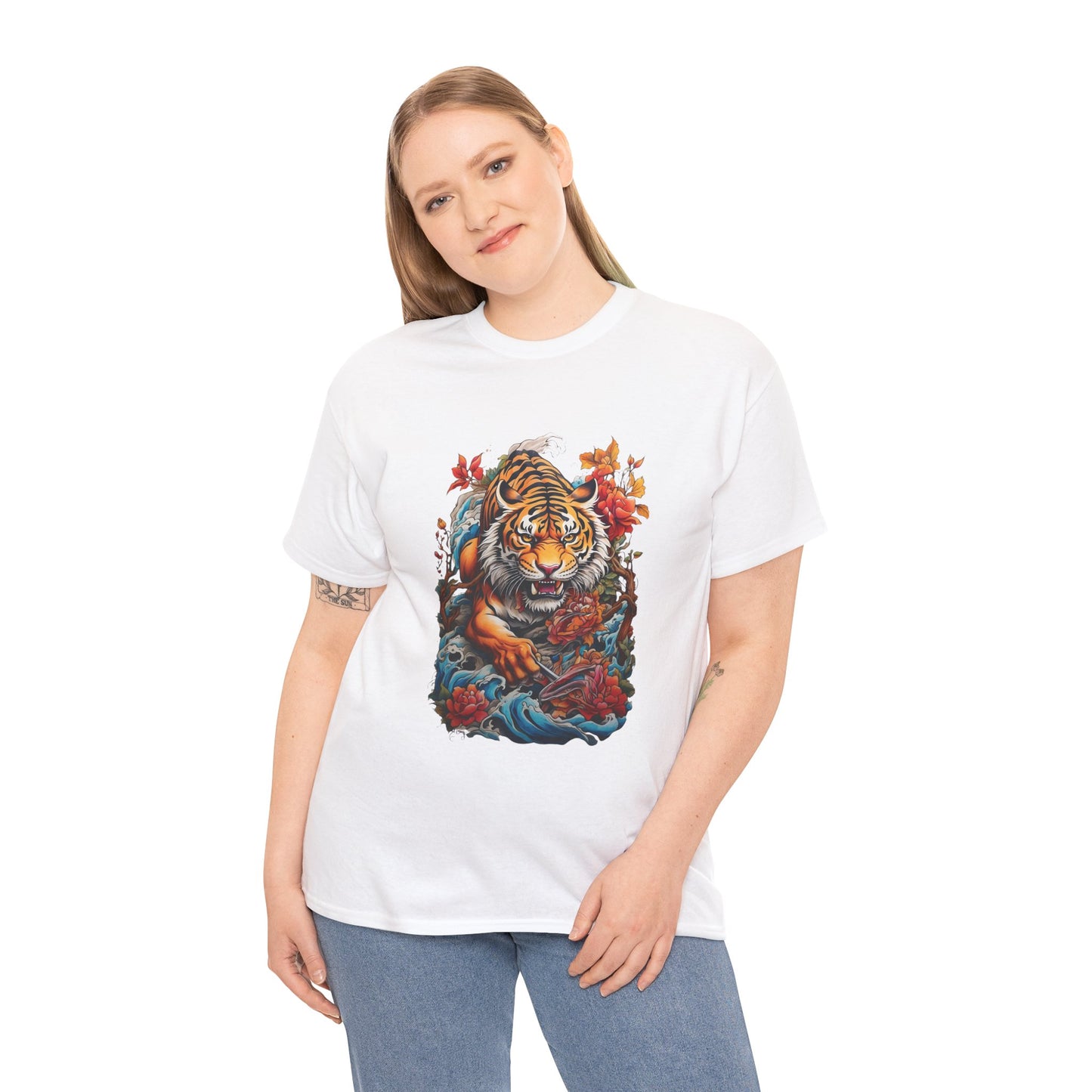 EYE OF THE TIGER Unisex Heavy Cotton Tee
