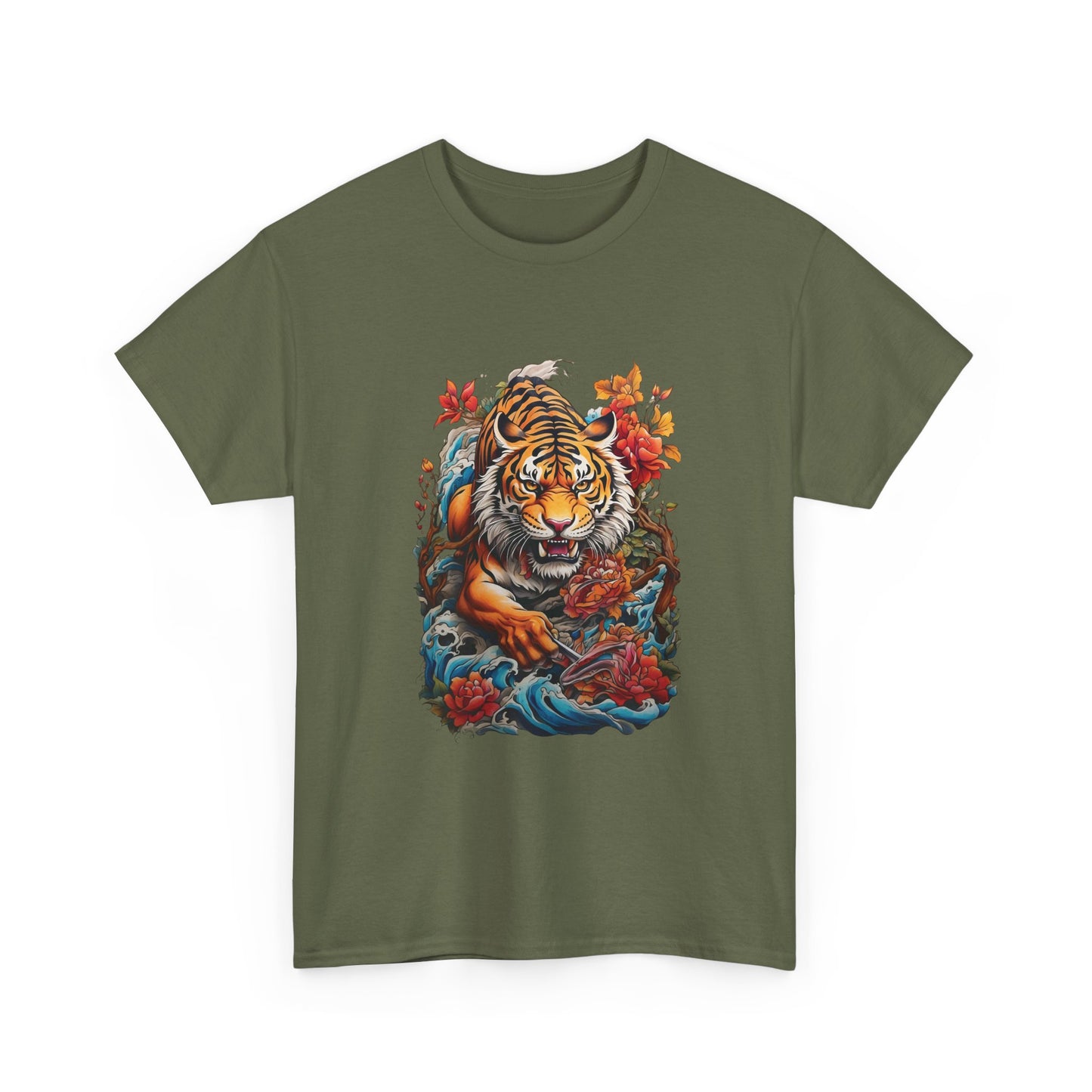 EYE OF THE TIGER Unisex Heavy Cotton Tee