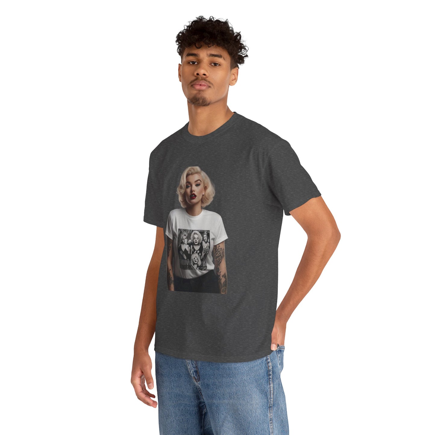 Marilyn Monroe Unisex Heavy Cotton Tee