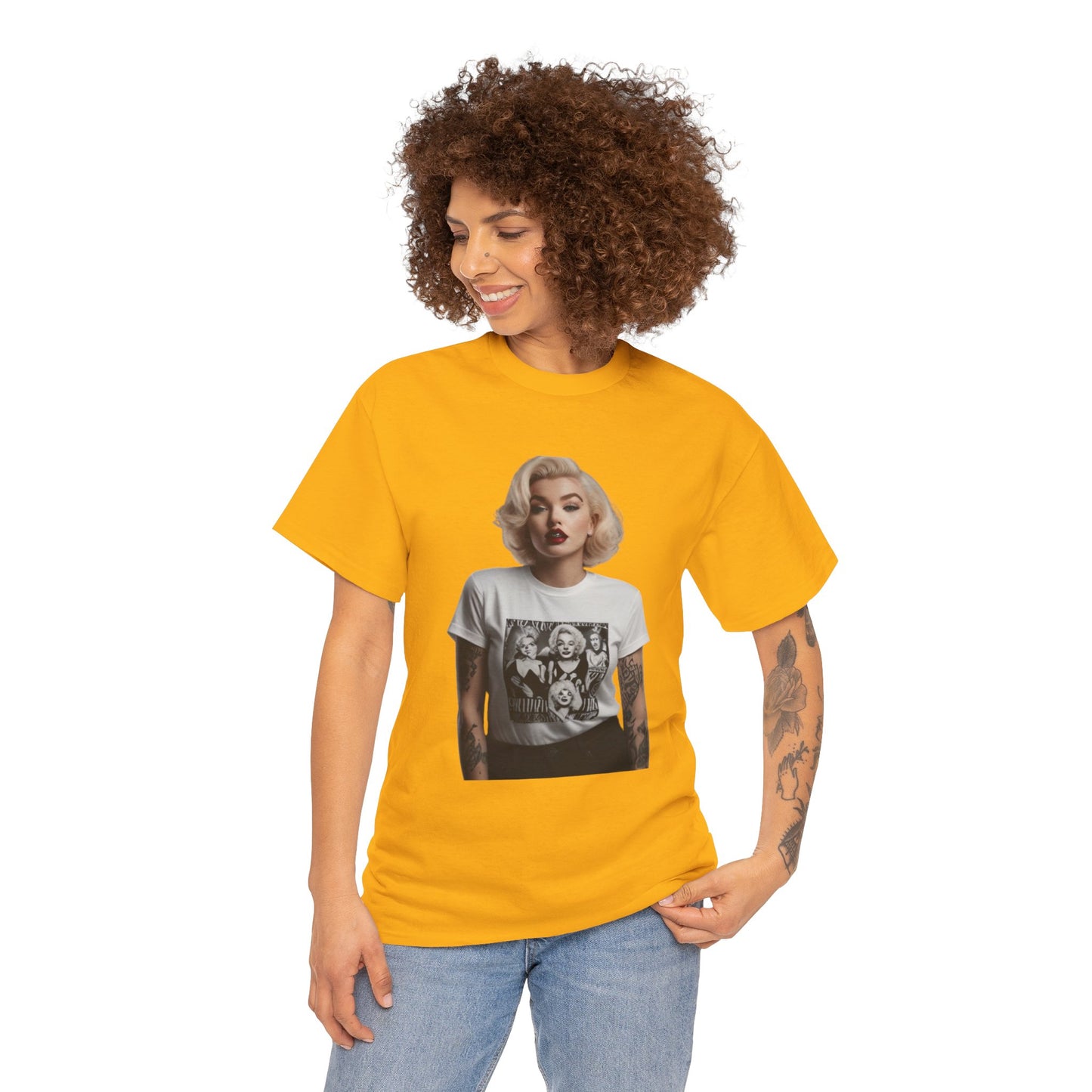Marilyn Monroe Unisex Heavy Cotton Tee