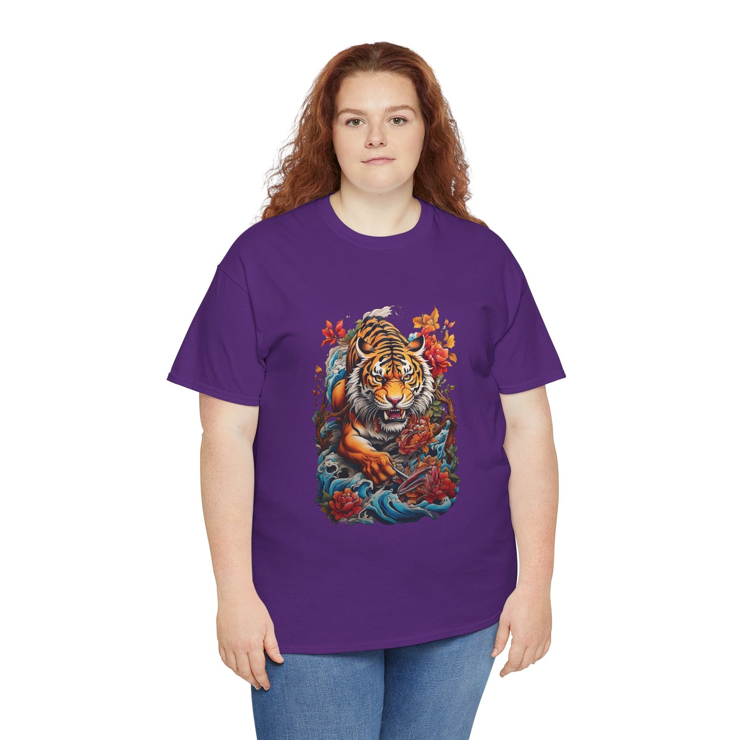 EYE OF THE TIGER Unisex Heavy Cotton Tee