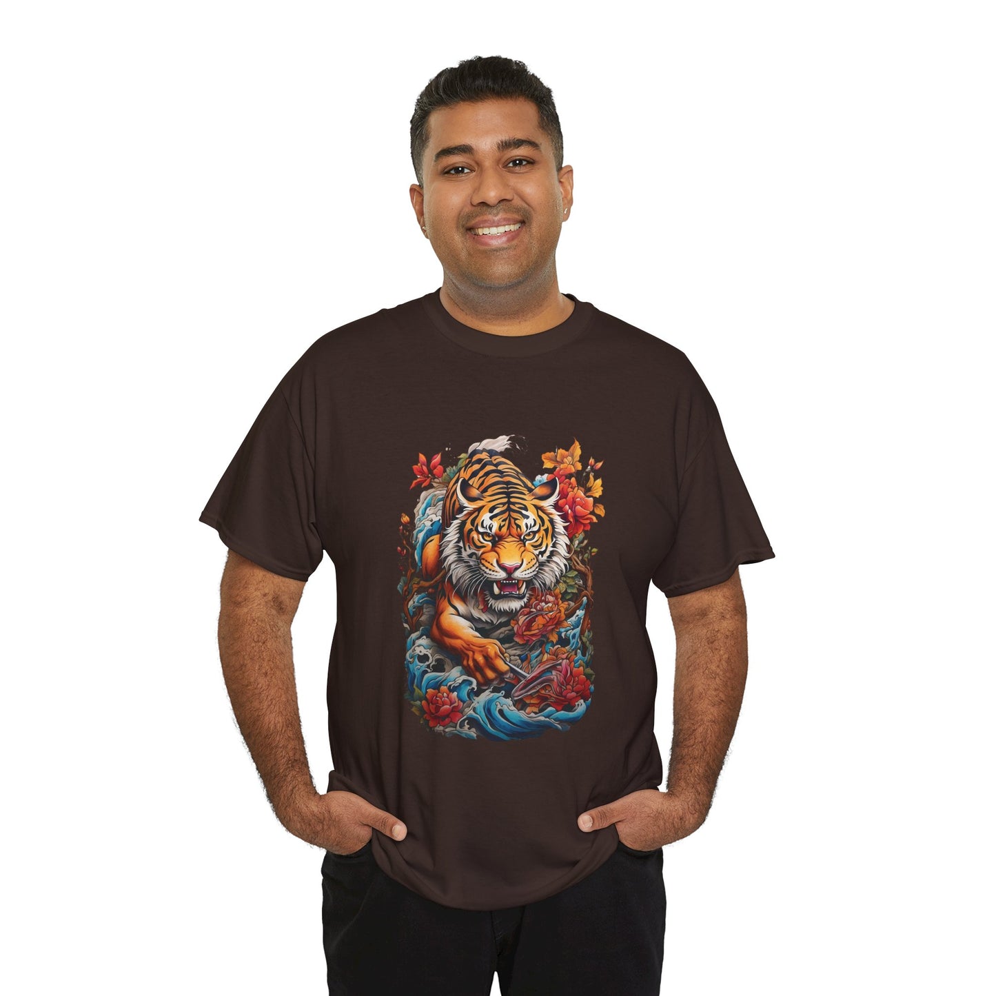EYE OF THE TIGER Unisex Heavy Cotton Tee