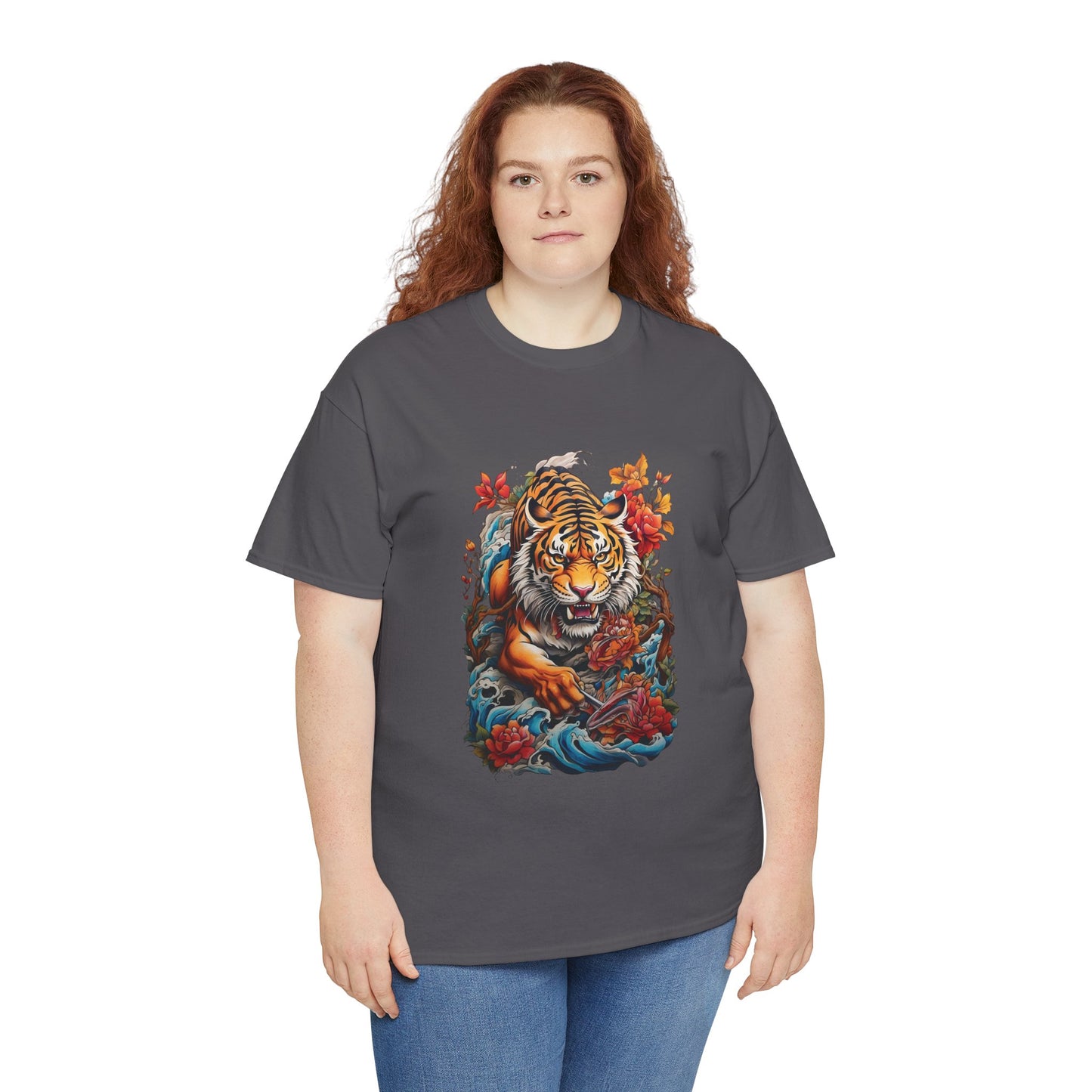 EYE OF THE TIGER Unisex Heavy Cotton Tee