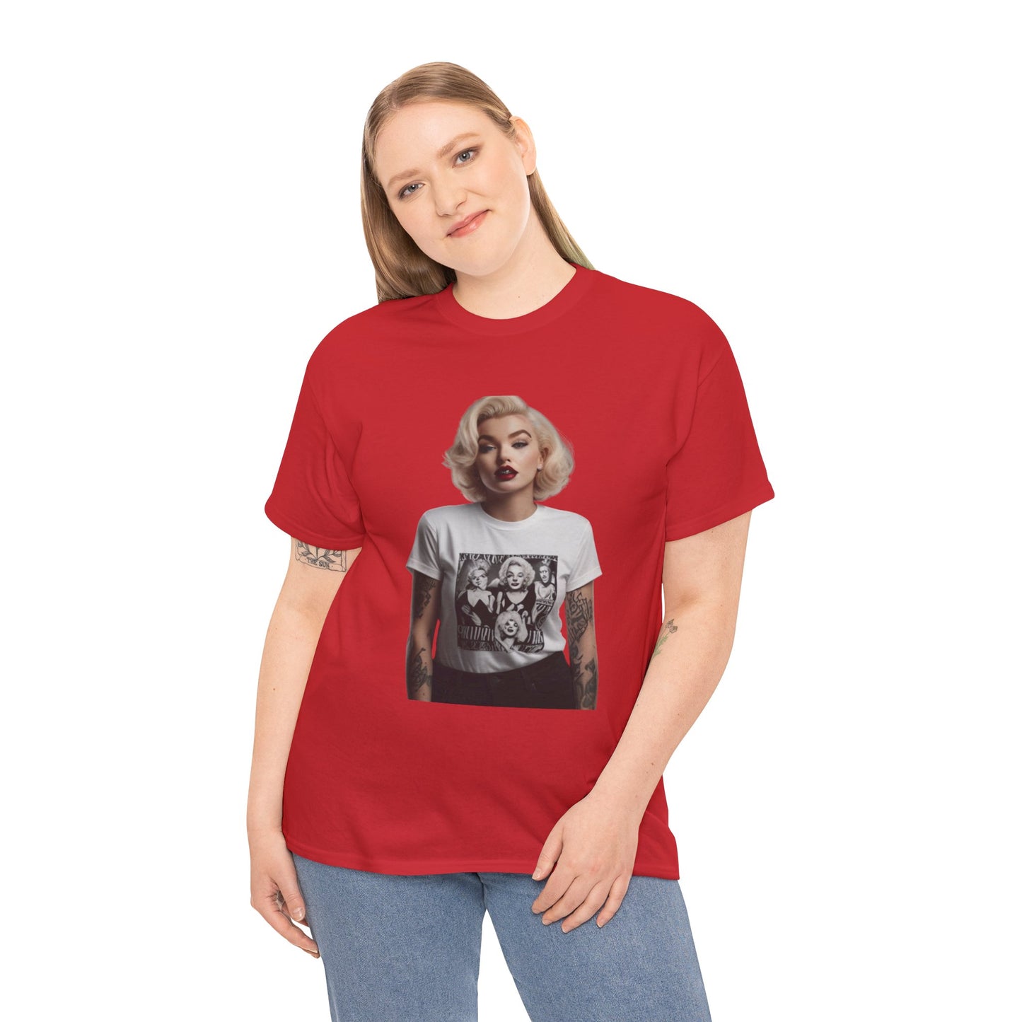 Marilyn Monroe Unisex Heavy Cotton Tee