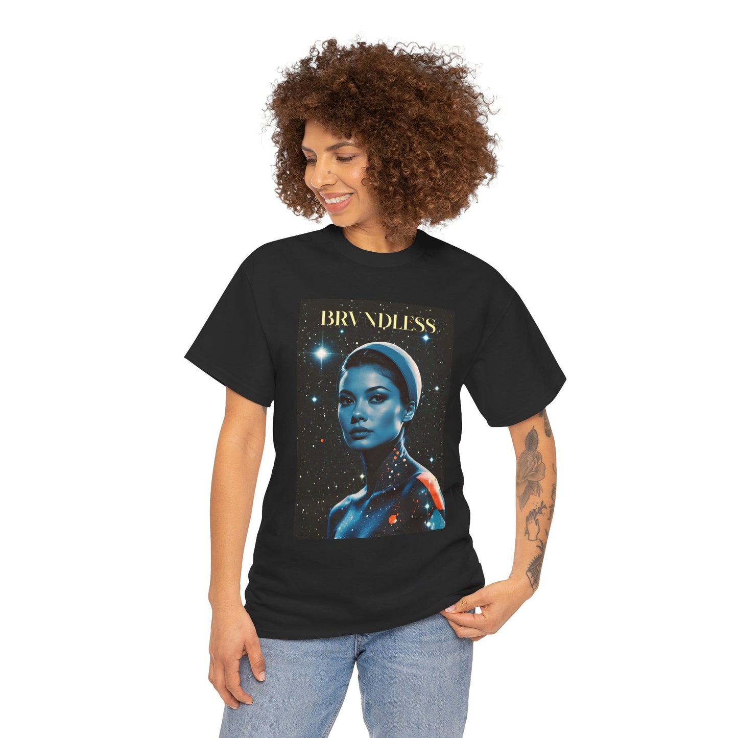 Classy Space Girl Unisex Heavy Cotton Tee