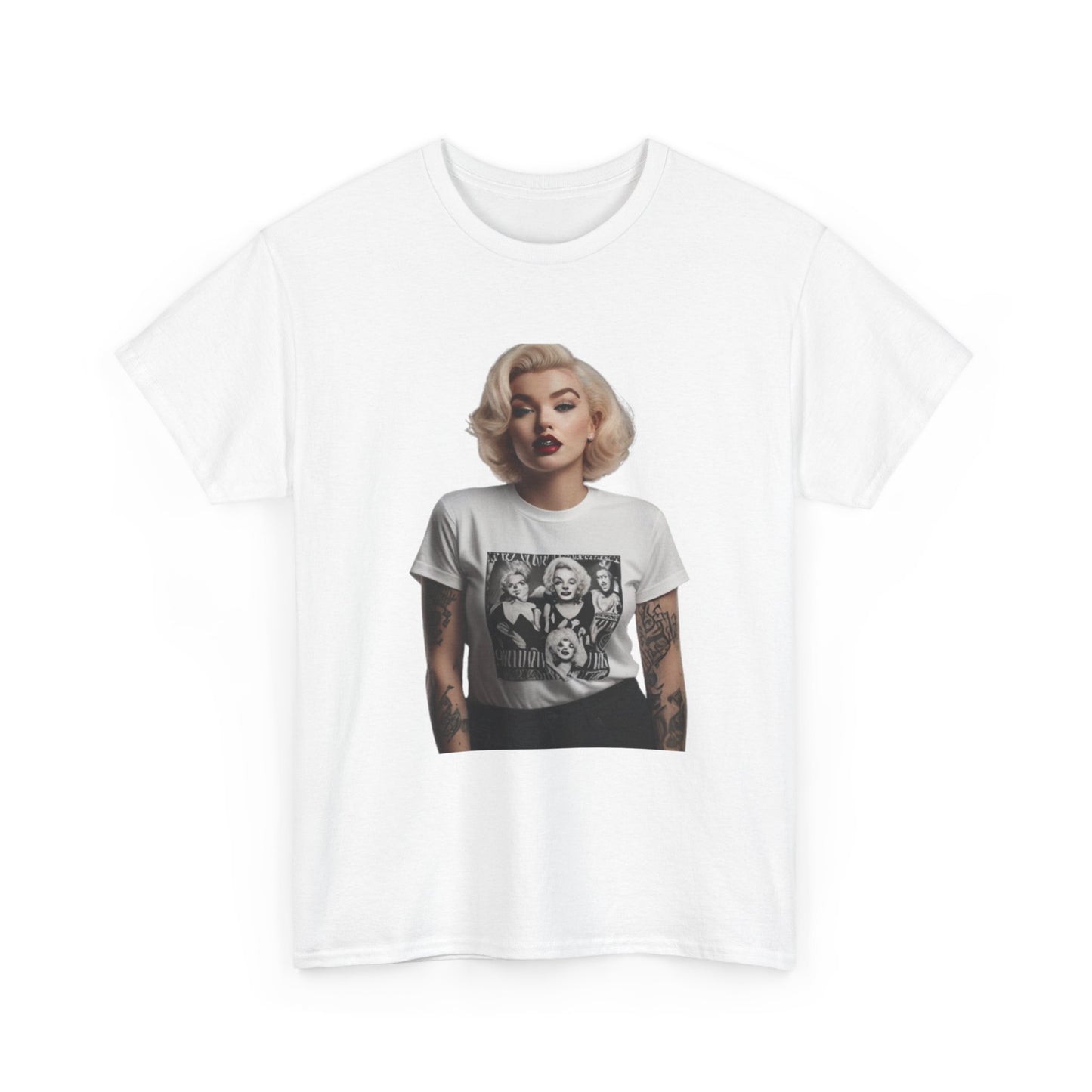 Marilyn Monroe Unisex Heavy Cotton Tee