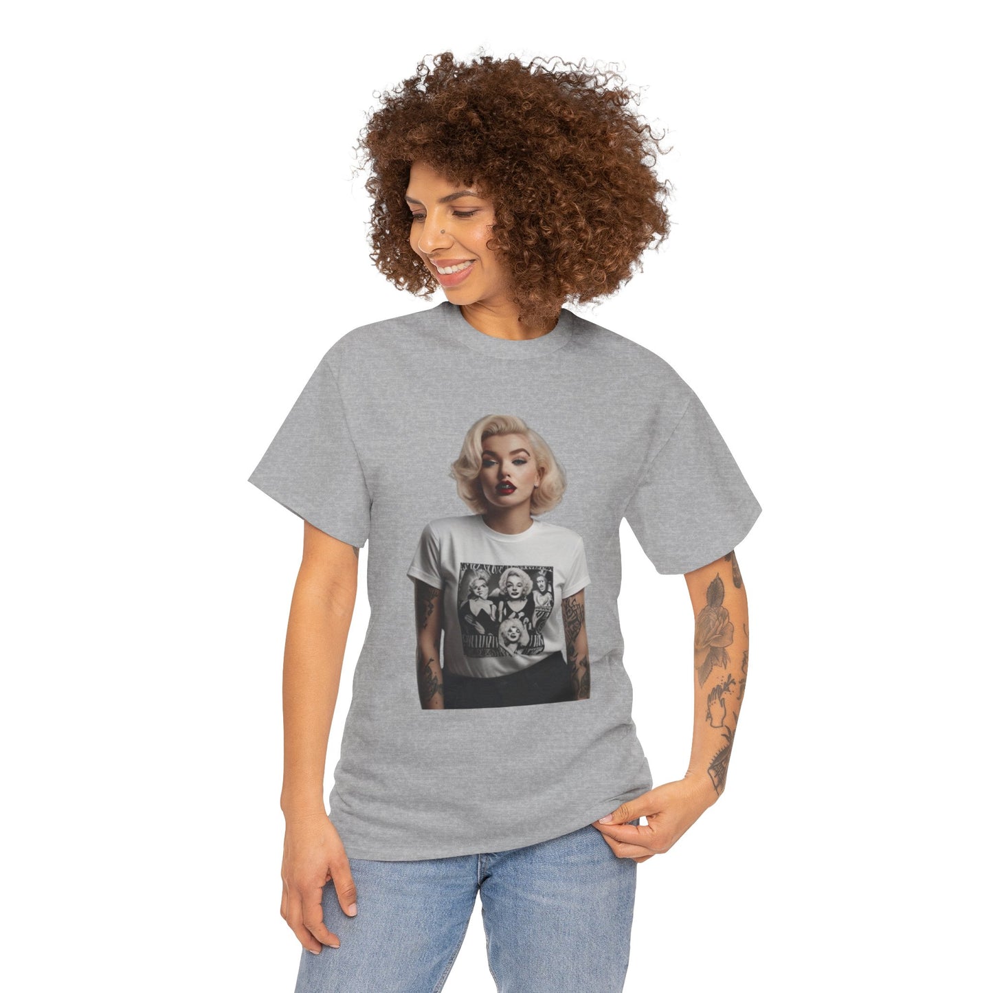 Marilyn Monroe Unisex Heavy Cotton Tee