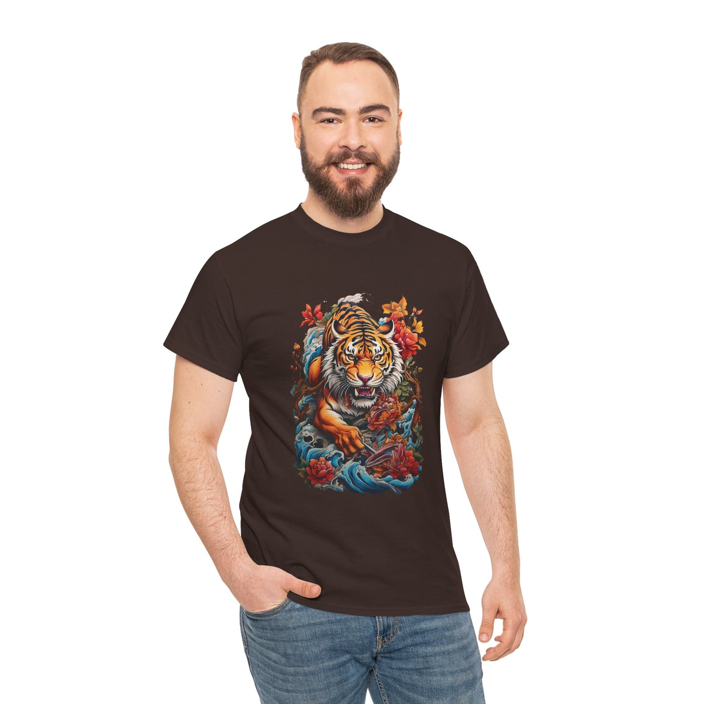 EYE OF THE TIGER Unisex Heavy Cotton Tee
