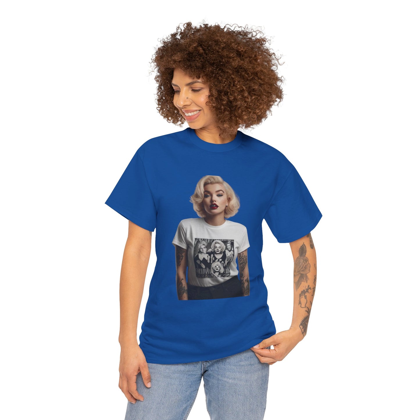 Marilyn Monroe Unisex Heavy Cotton Tee