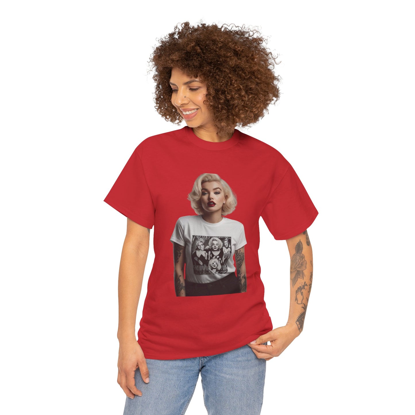 Marilyn Monroe Unisex Heavy Cotton Tee