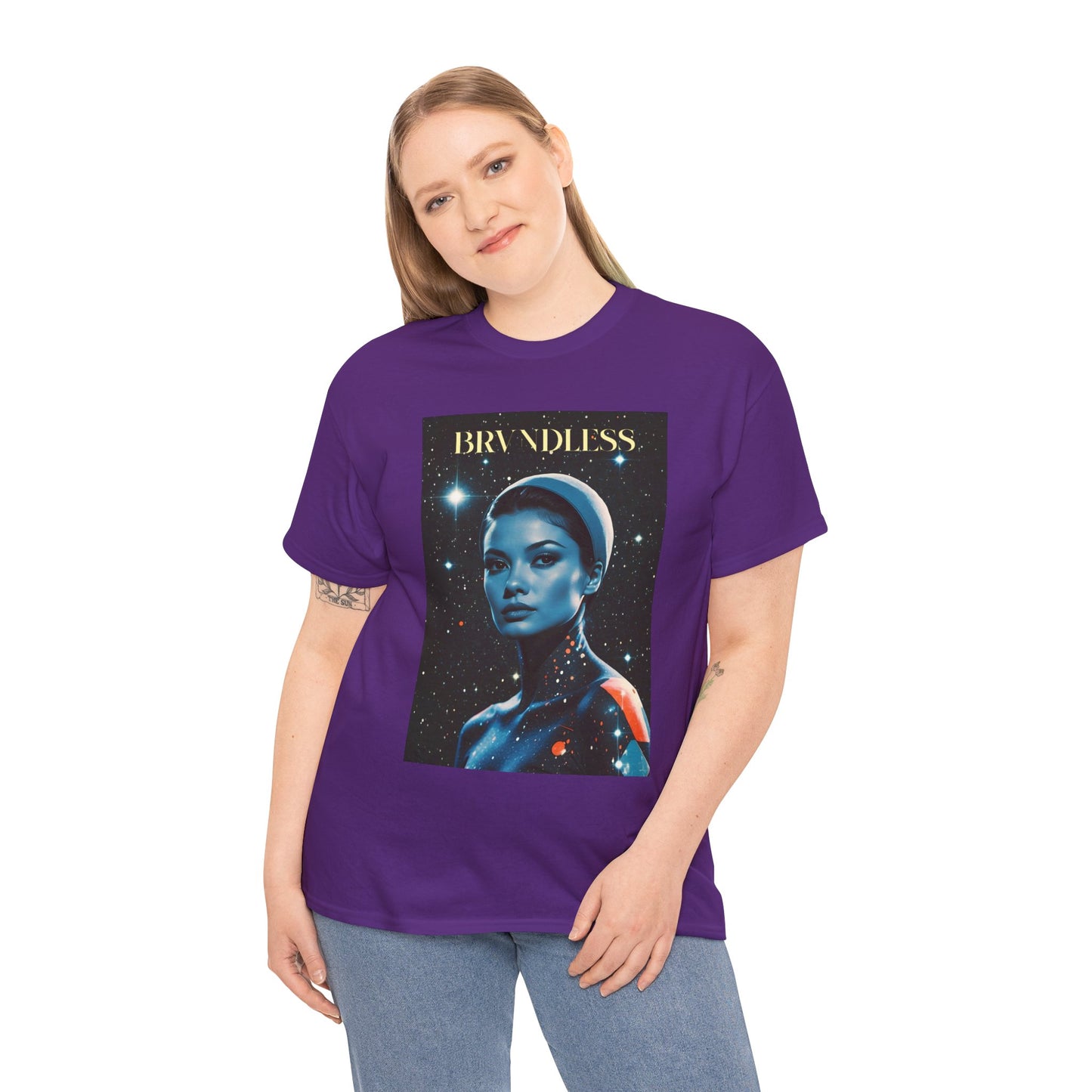 Classy Space Girl Unisex Heavy Cotton Tee