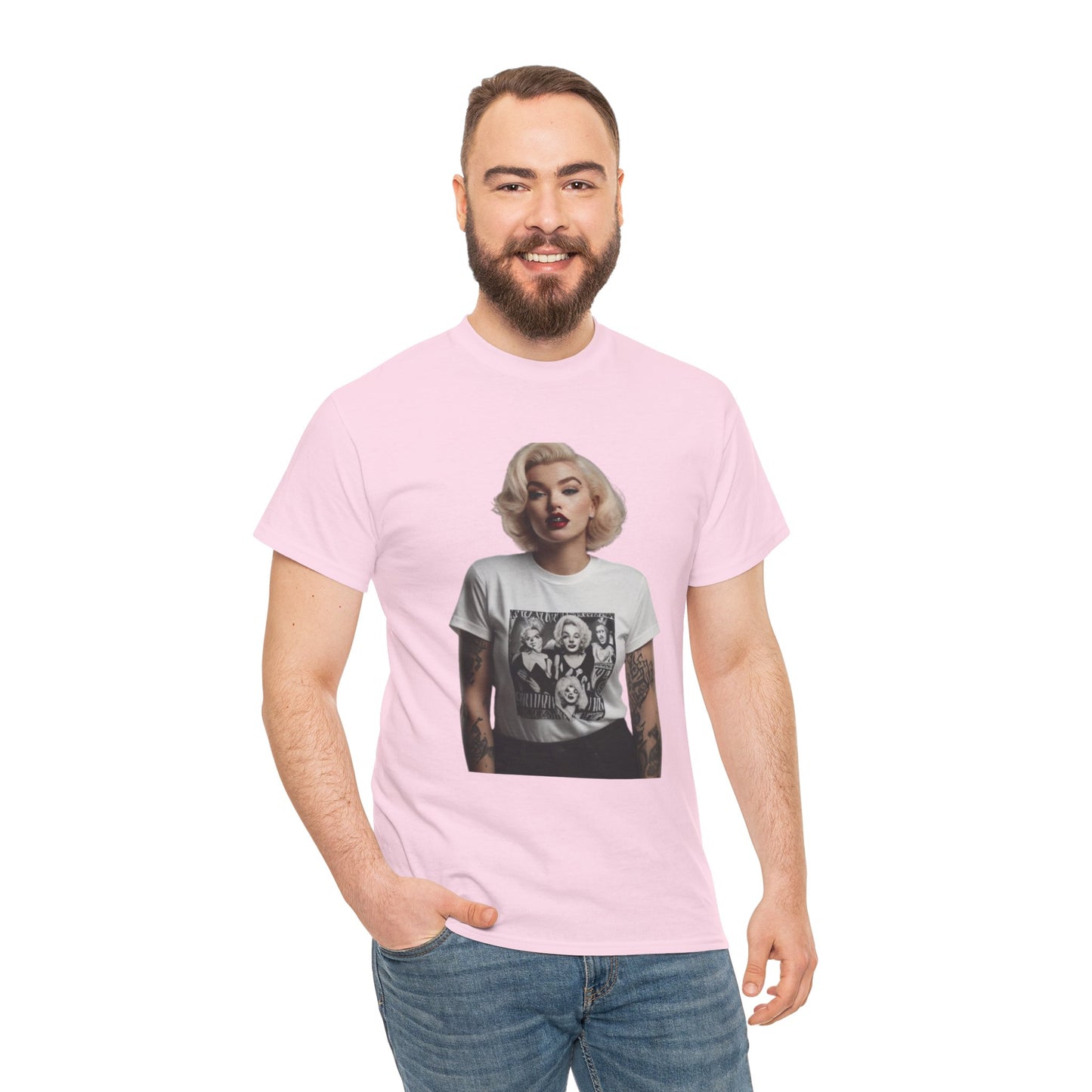 Marilyn Monroe Unisex Heavy Cotton Tee