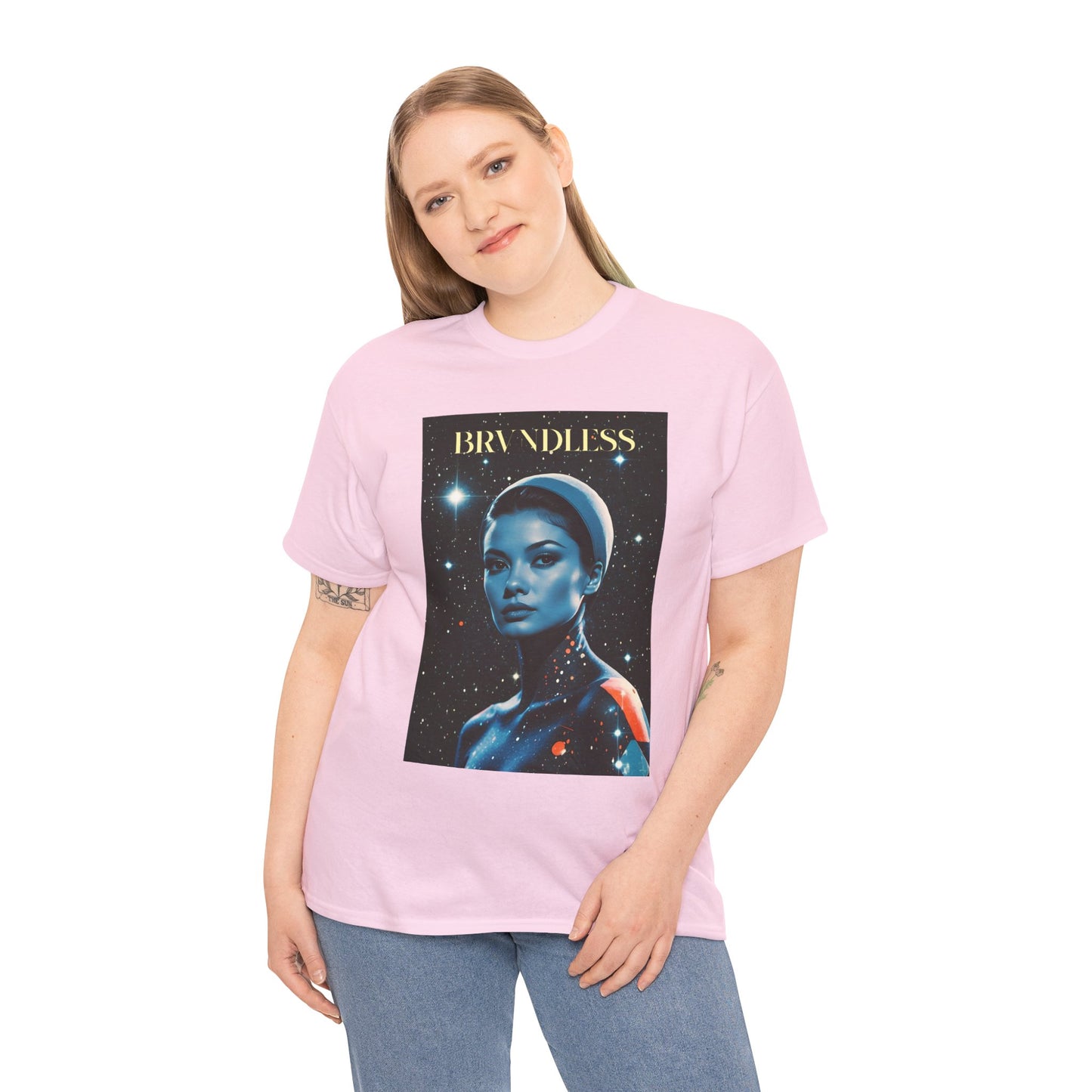 Classy Space Girl Unisex Heavy Cotton Tee